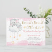 Invitation Douche par mail Twinkle scintiller petite étoile r (Debout devant)