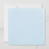 Invitation Douche pour bébé vintage (Dos)