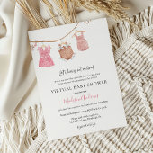 Invitation Douche pour bébé virtuelle