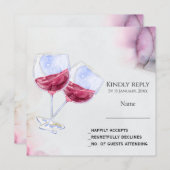 Invitation Douche pour mariée (Devant / Derrière)