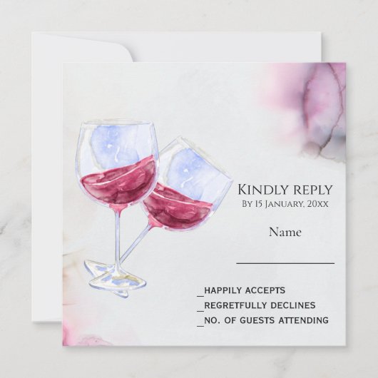 Invitation Douche pour mariée (Devant)