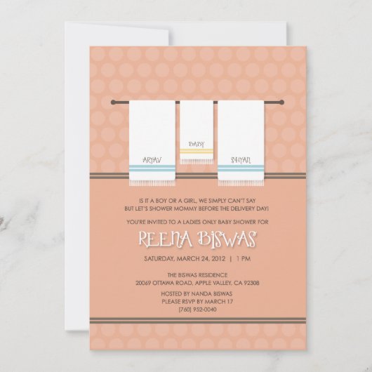 Invitation douche Reens (Devant)