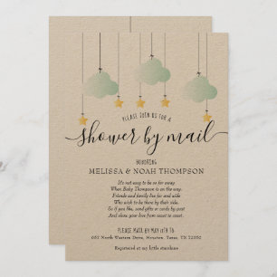Invitation Douche Rustique Par Courrier Longue Distance Parse