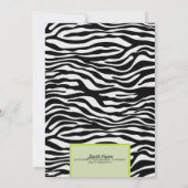 Invitation Douche sauvage de fantaisie Bachelorette de (Dos)