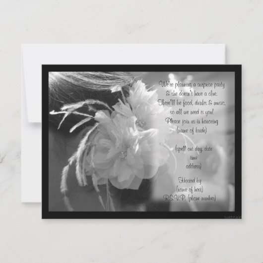 invitation douche surprise (Devant)