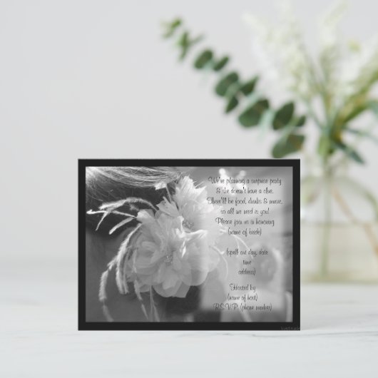 invitation douche surprise (Debout devant)