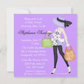 Invitation douche Twins-On-Board (Dos)