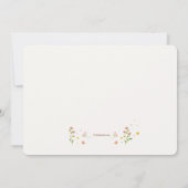 Invitation Douche vintage pour bébé (Dos)