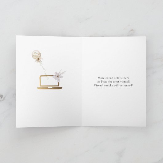 Invitation Douche virtuelle (Intérieur)