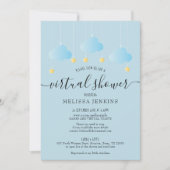 Invitation Douche virtuelle en ligne par la poste (Devant)