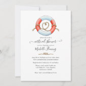 Invitation Douche virtuelle nautique (Devant)