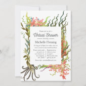 Invitation Douche virtuelle pour algues marines (Devant)