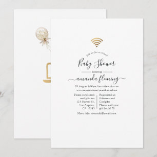 Invitation Douche Virtuelle Tendance