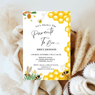Invitation Doucher les parents pour être baby shower