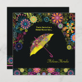 Invitation Douches d'invitation d'éclat (Devant / Derrière)