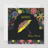 Invitation Douches d'invitation d'éclat (Devant)