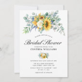 Invitation douches nuptiales eucalyptus (Devant)