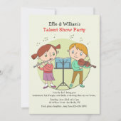 Invitation douée d'enfants (Devant)