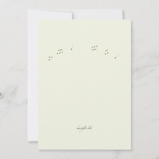 Invitation douée d'enfants (Dos)