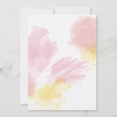 Invitation Doughnut rose deux beignets doux 2e anniversaire (Dos)