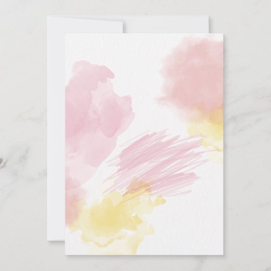 Invitation Doughnut rose deux beignets doux 2e anniversaire (Dos)