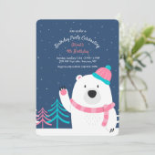 Invitation d'ours à l'écorce rose (Debout devant)