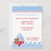 Invitation d'ours à voile (Devant)