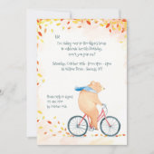 Invitation d'ours d'automne (Devant)