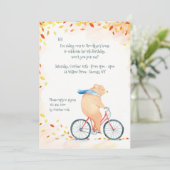 Invitation d'ours d'automne (Debout devant)