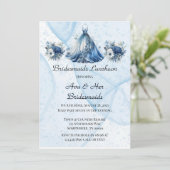 Invitation Douteux Alcool Encre Robe Bridesservantes Déjeuner (Debout devant)