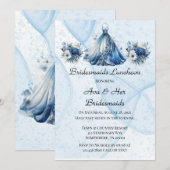 Invitation Douteux Alcool Encre Robe Bridesservantes Déjeuner (Devant / Derrière)