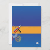 Invitation d'outils et d'engrenages (Dos)