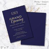 Invitation d'ouverture de la Marine Blue Gold