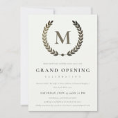 Invitation d'ouverture de l'Ornate Monogram de Sil (Devant)