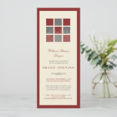 Invitation d'ouverture des grands blocs modernes ( (Debout devant)