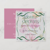 INVITATION D'OUVERTURE DU GRAND FLEUVE DE COULEUR (Devant / Derrière)