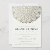 Invitation d'ouverture du Mandala Classy Argent (Devant)