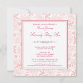 Invitation d'ouverture florale (rose) (Devant)