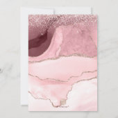 Invitation Doux 15 Parties scintillant de diamant rose Aquare (Dos)