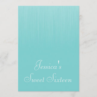 Invitation Doux 16 Anniversaire Blue Static