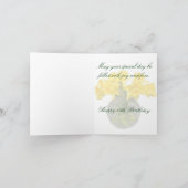 Invitation Doux 16 Bouquet de jonquille jaune (Intérieur)