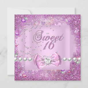 Invitation Doux 16 Douce Seize Jolie Perle Rose