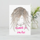 Invitation Doux 16 fêtes !Invitations (Debout devant)