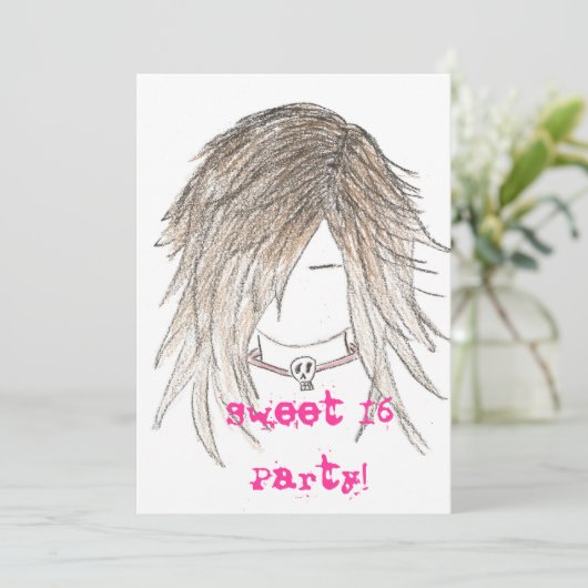 Invitation Doux 16 fêtes !Invitations (Debout devant)