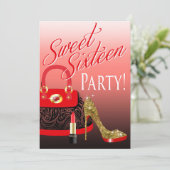 Invitation Doux 16 Parties scintillant de la part Stiletto Pu (Debout devant)