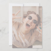 Invitation Doux 16 Parties scintillant Rose Gold Birthday (Dos)