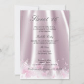 Invitation Doux 16 Party rose blanc Tiara Butterfly Silk (Dos)