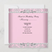 Invitation Doux 16 Seize Pink Silver Blanc Pearl Lace (Dos)