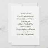 Invitation Doux comme Can Bee | Amour qui bourdonne (Dos)