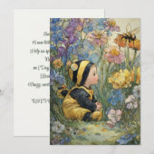 Invitation Doux comme Can Bee | Amour qui bourdonne (Devant / Derrière)